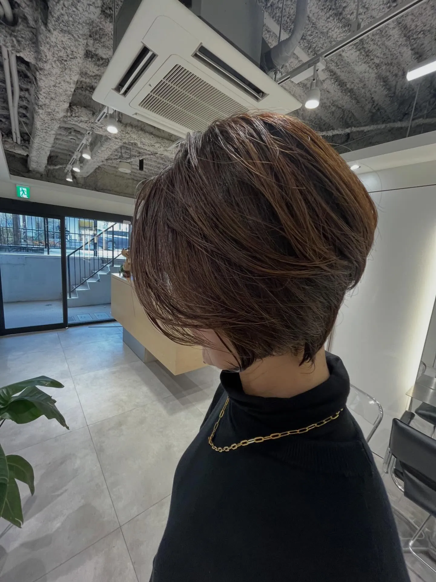 お呼ばれショートボブ😃